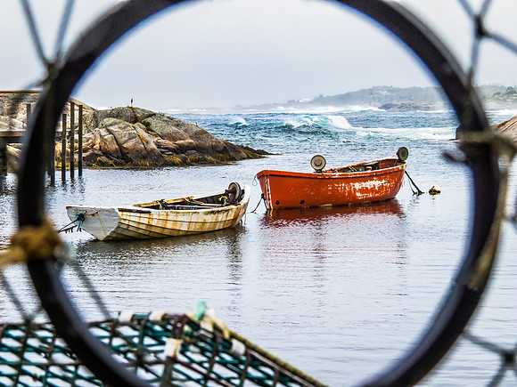 THROUGH A LOBSTER TRAP